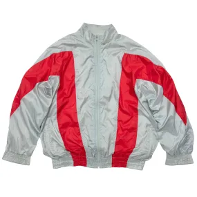 80s Nylon Angular Paneled Windbreaker