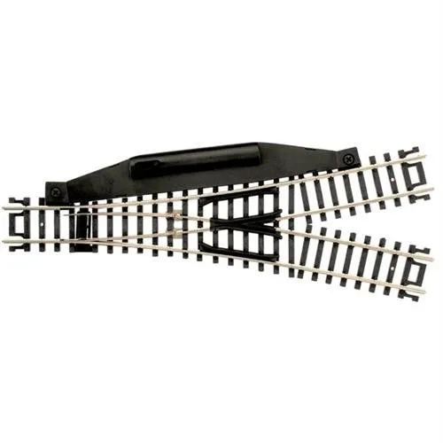 Atlas N Code 80 Track w/Black Ties & Nickel Silver Rail - Standard Wye Manual Switch
