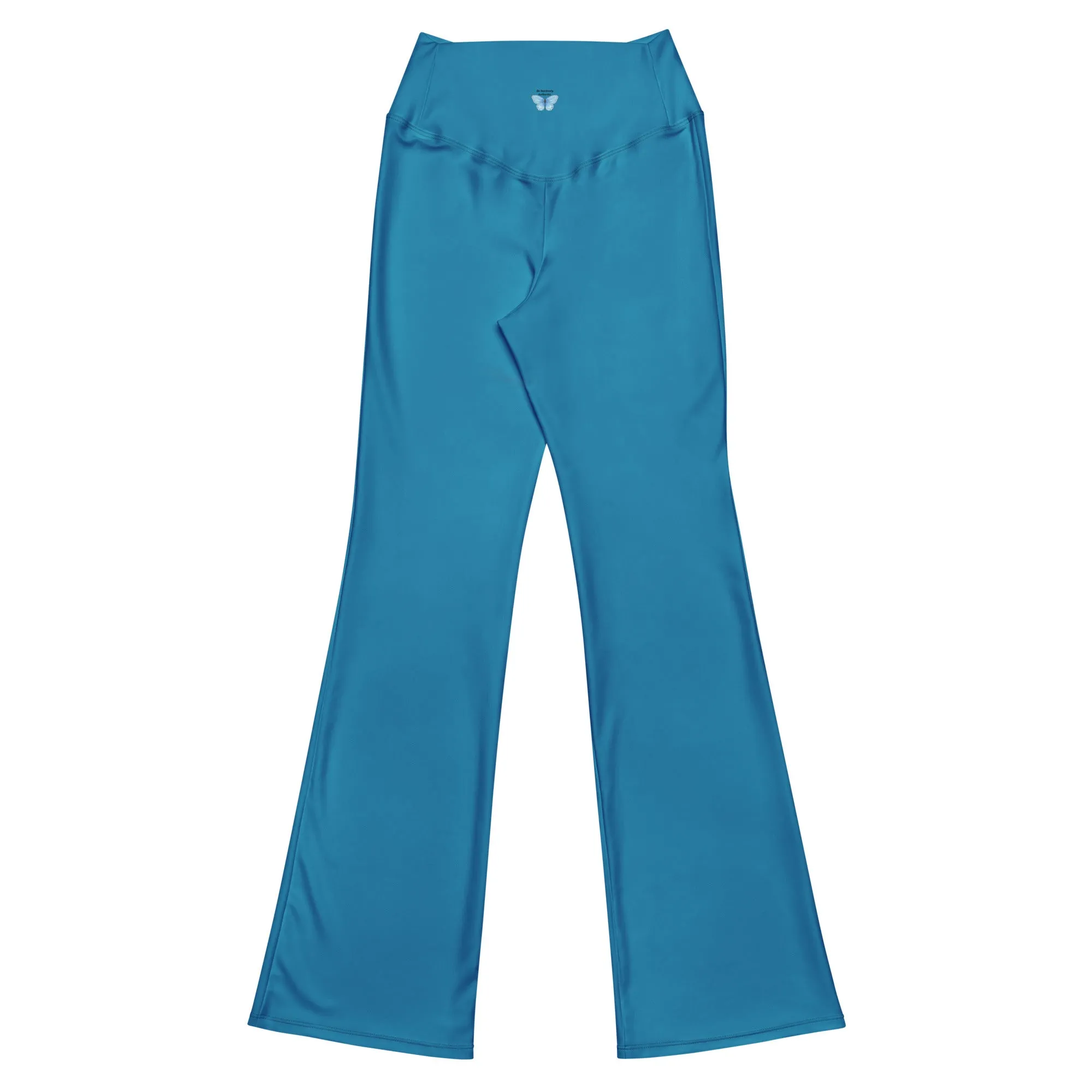 Blue Whirlwind Flare leggings