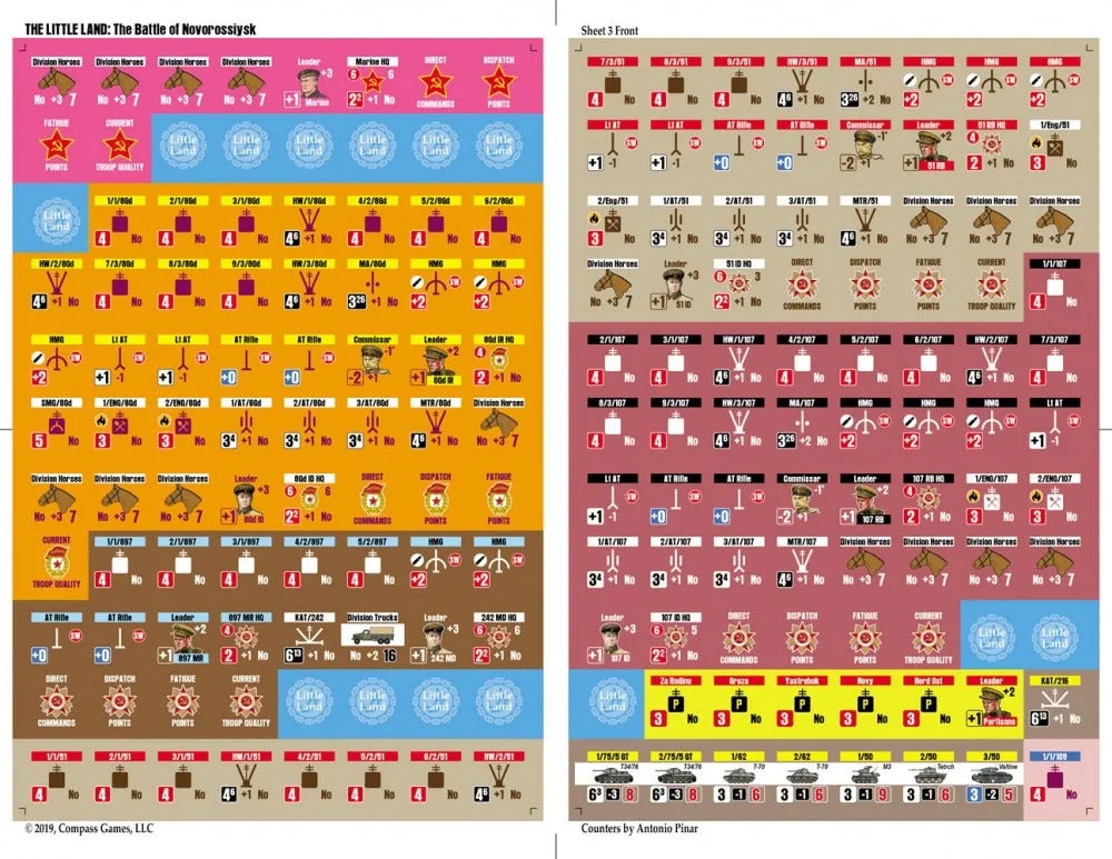 Compass Games Nemesis Volume 1 The Little Land The Battle of Nvorosssiysk