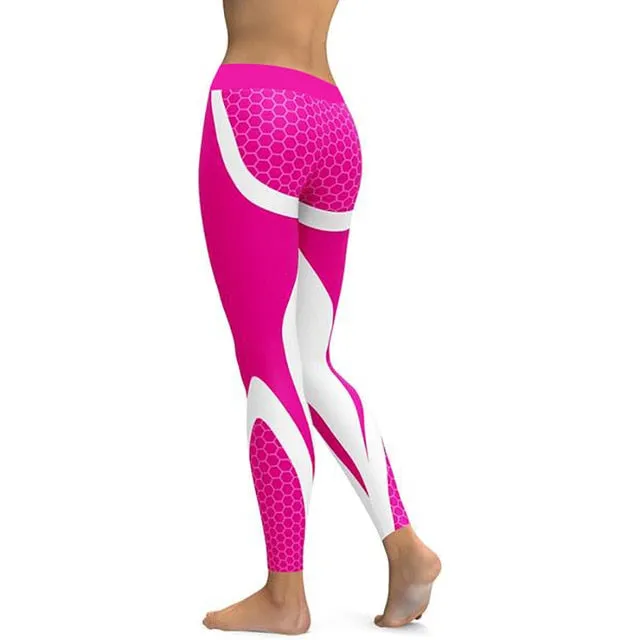 Honeycomb Carbon Yoga Pants
