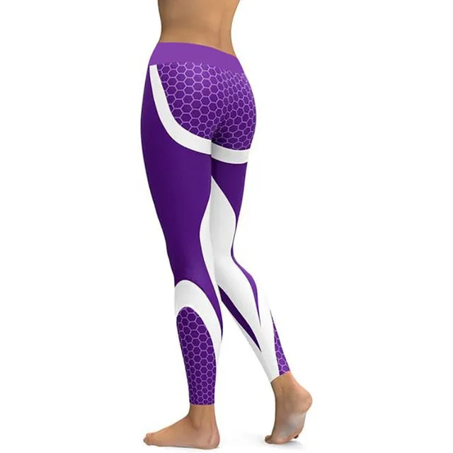 Honeycomb Carbon Yoga Pants