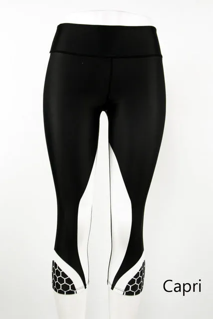 Honeycomb Carbon Yoga Pants