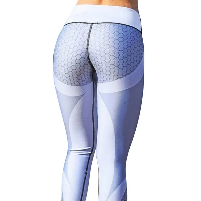 Honeycomb Carbon Yoga Pants