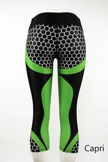 Honeycomb Carbon Yoga Pants