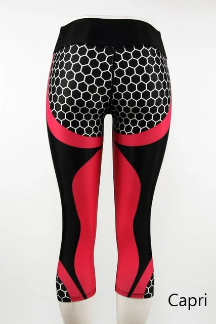 Honeycomb Carbon Yoga Pants