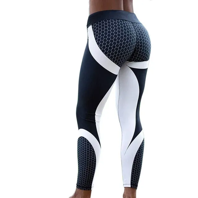 Honeycomb Carbon Yoga Pants