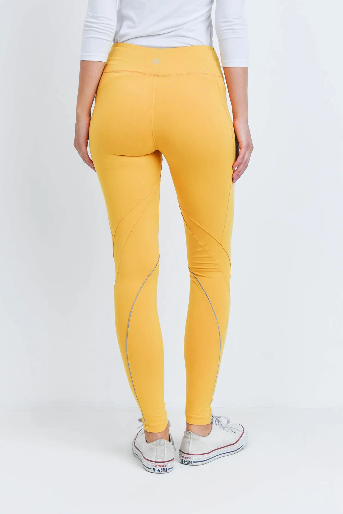MUSTARD LEGGINGS YOGA PANTS 2-2-2
