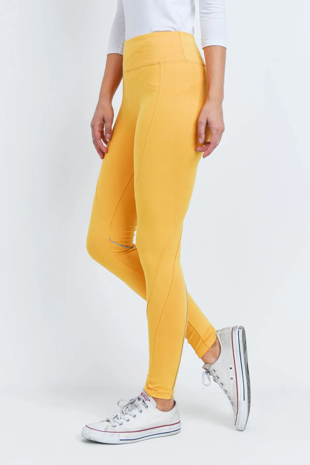 MUSTARD LEGGINGS YOGA PANTS 2-2-2
