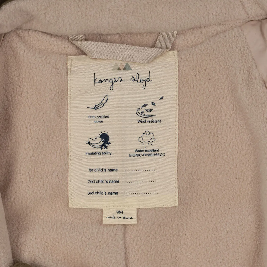 Nutti Down Onesie Dusky Green