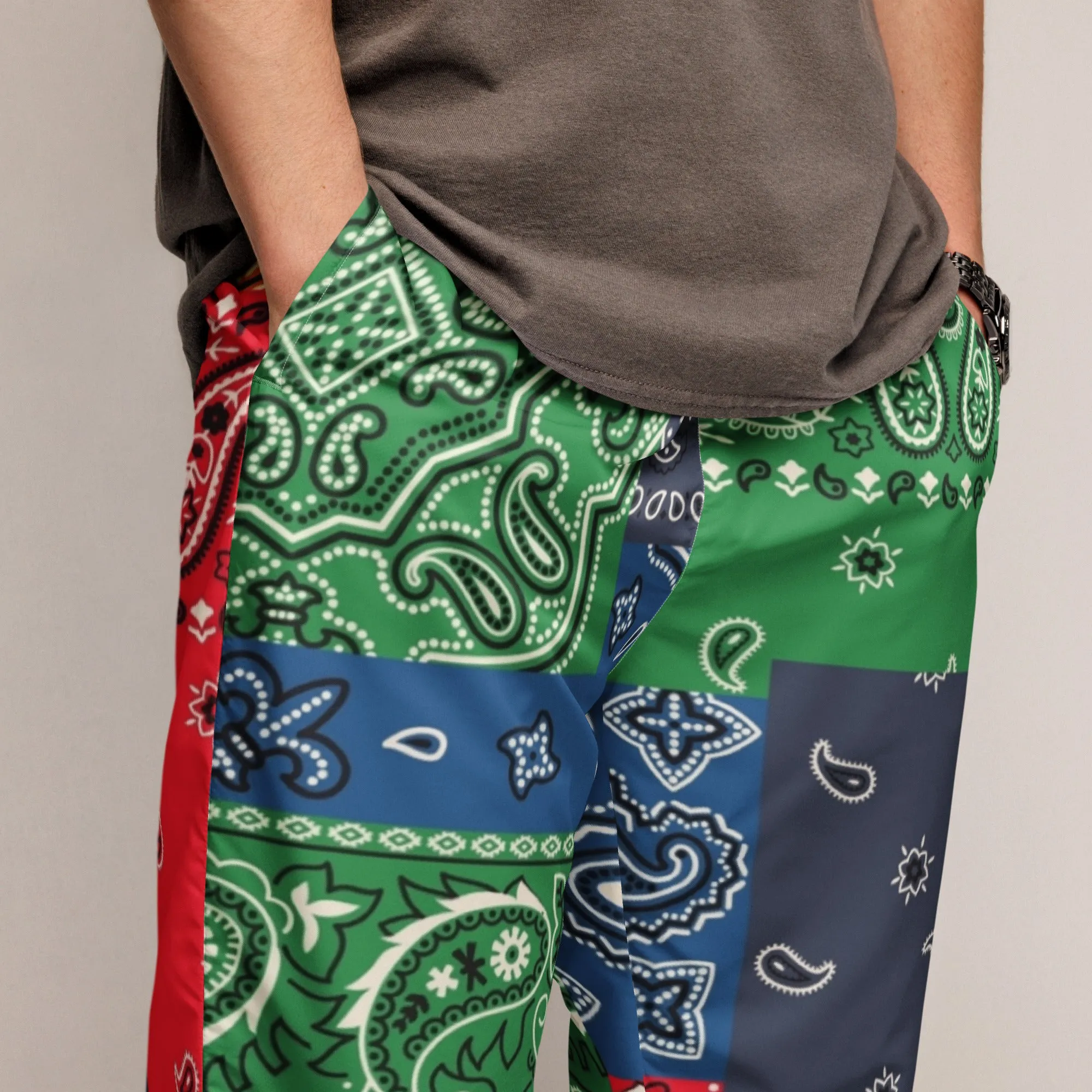 Paisley Bandana Unisex track pants