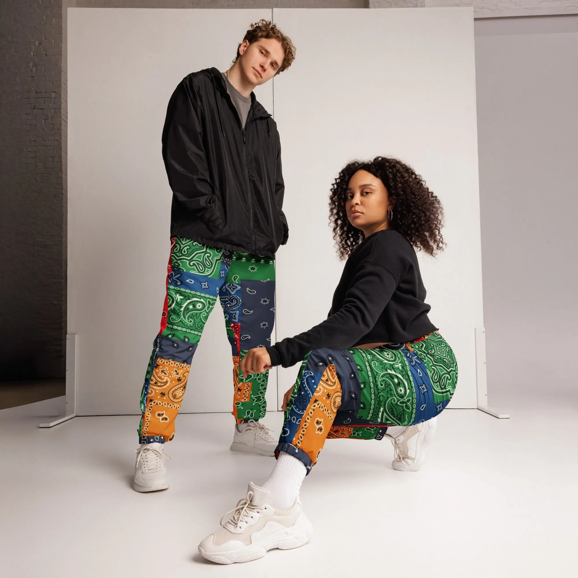 Paisley Bandana Unisex track pants
