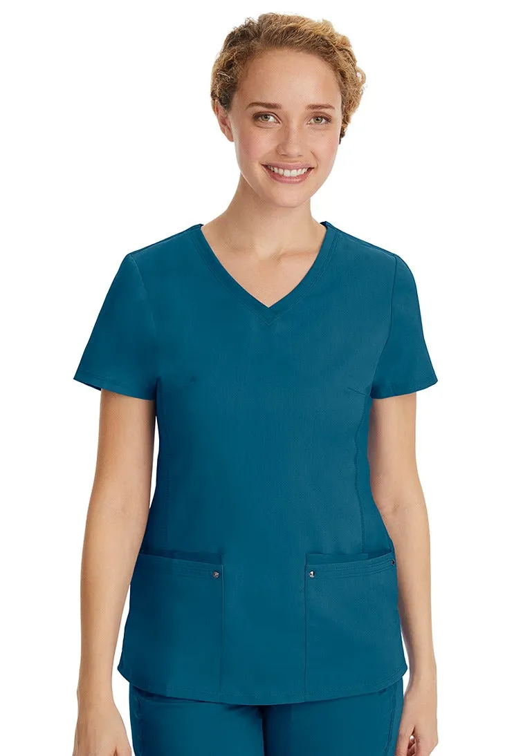 Purple Label Women's Yoga Scrub Set | Caribbean Blue
