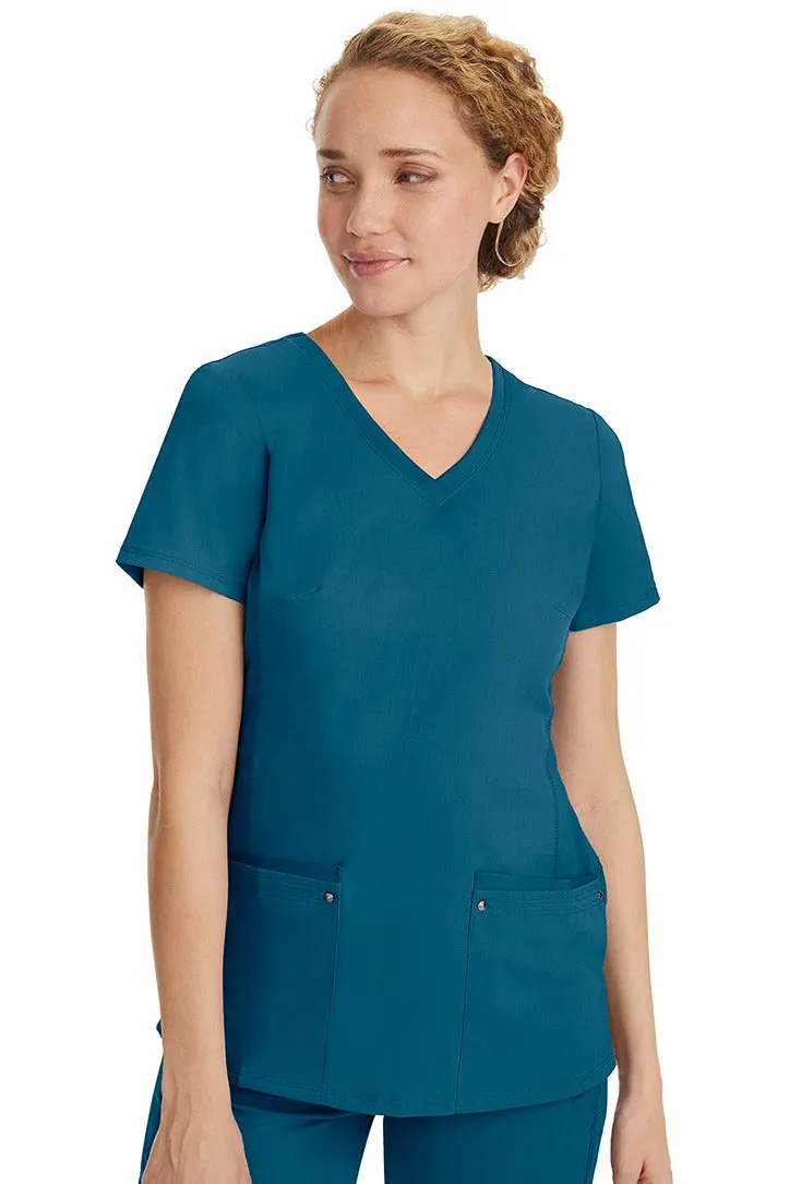 Purple Label Women's Yoga Scrub Set | Caribbean Blue