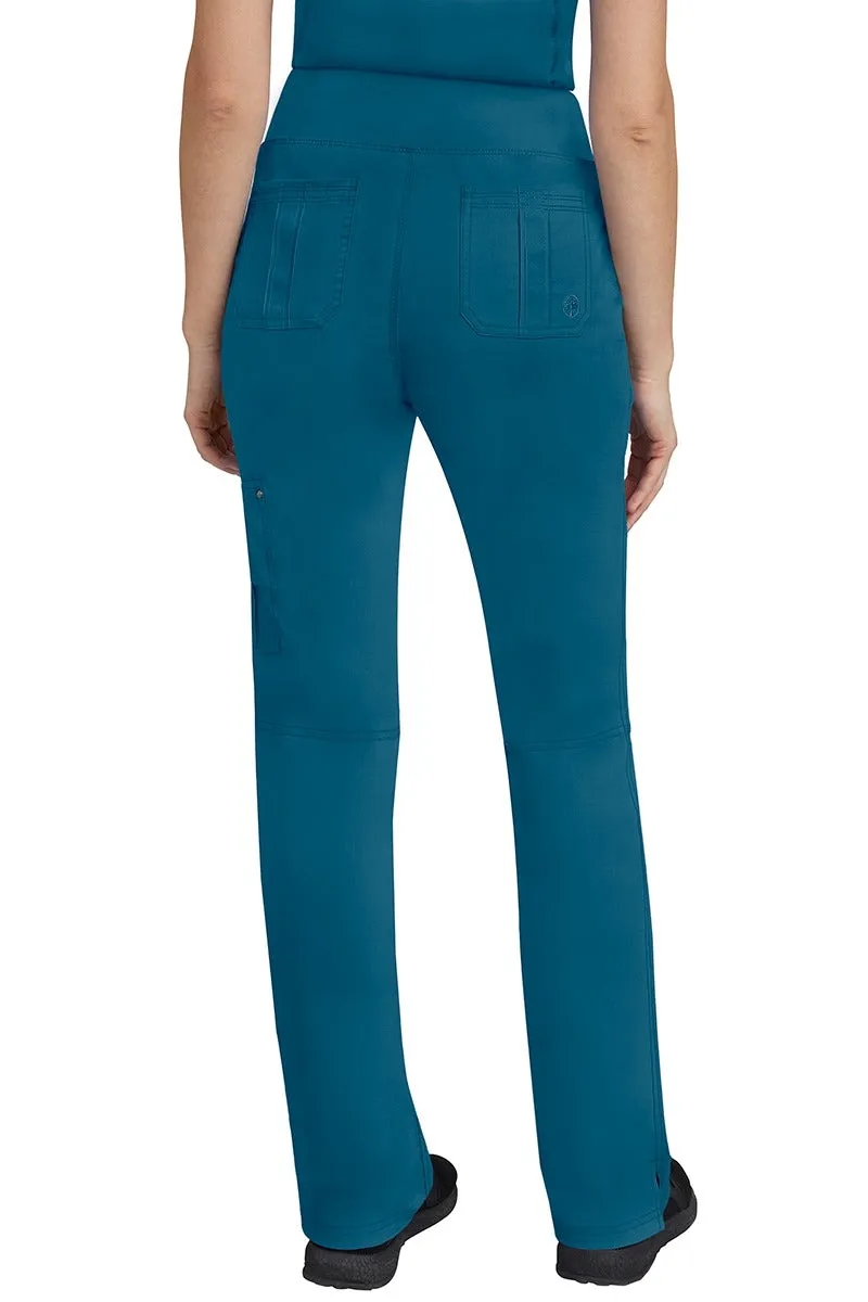 Purple Label Women's Yoga Scrub Set | Caribbean Blue