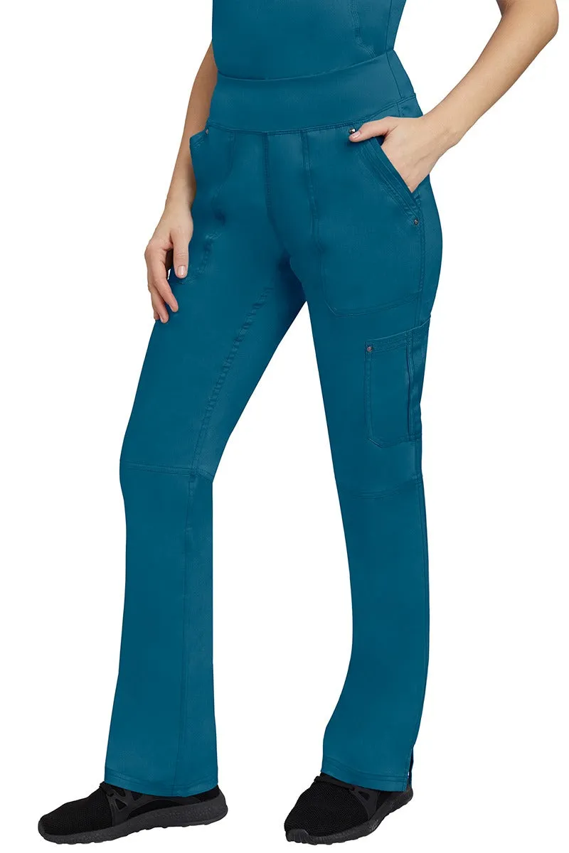 Purple Label Women's Yoga Scrub Set | Caribbean Blue