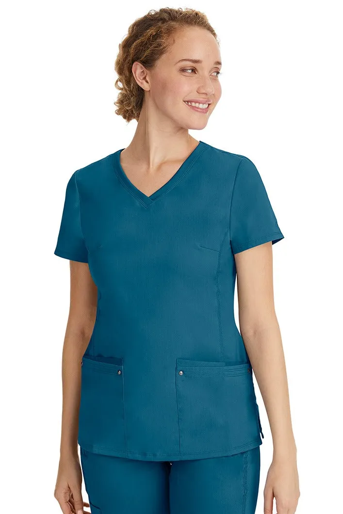 Purple Label Women's Yoga Scrub Set | Caribbean Blue