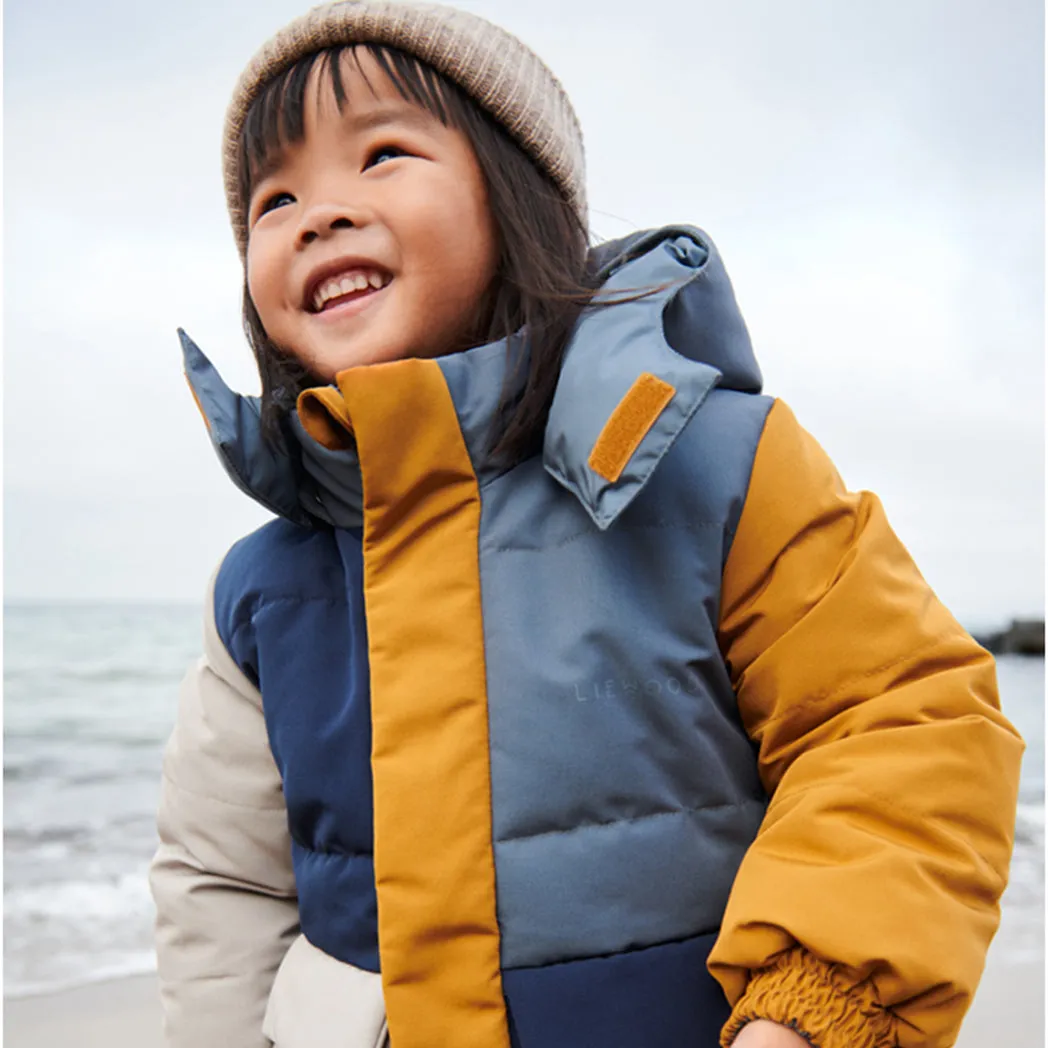Reversible Puffer Jacket Paloma Whale blue multi mix