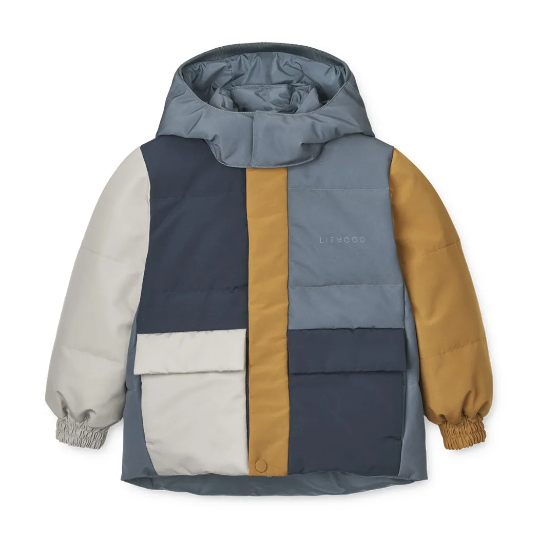 Reversible Puffer Jacket Paloma Whale blue multi mix