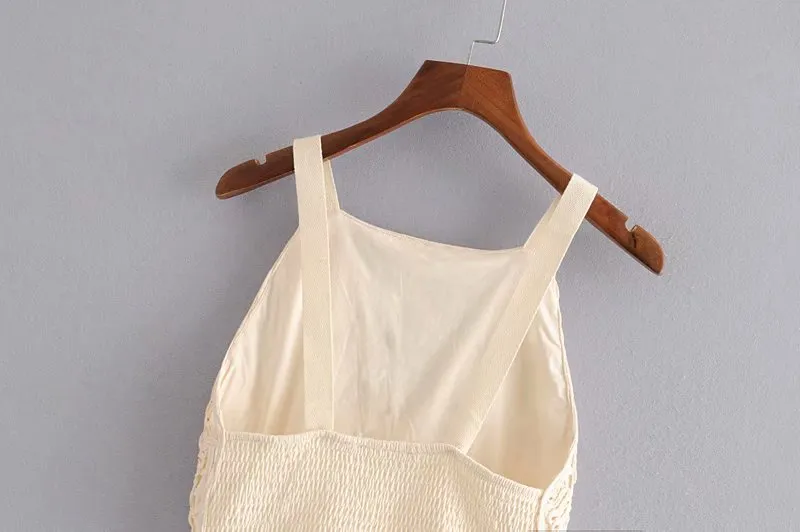 SMOKED DETAILS CROP TOP