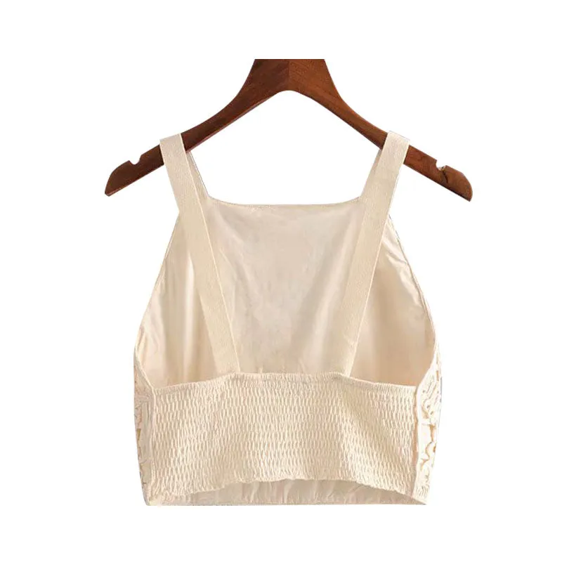 SMOKED DETAILS CROP TOP