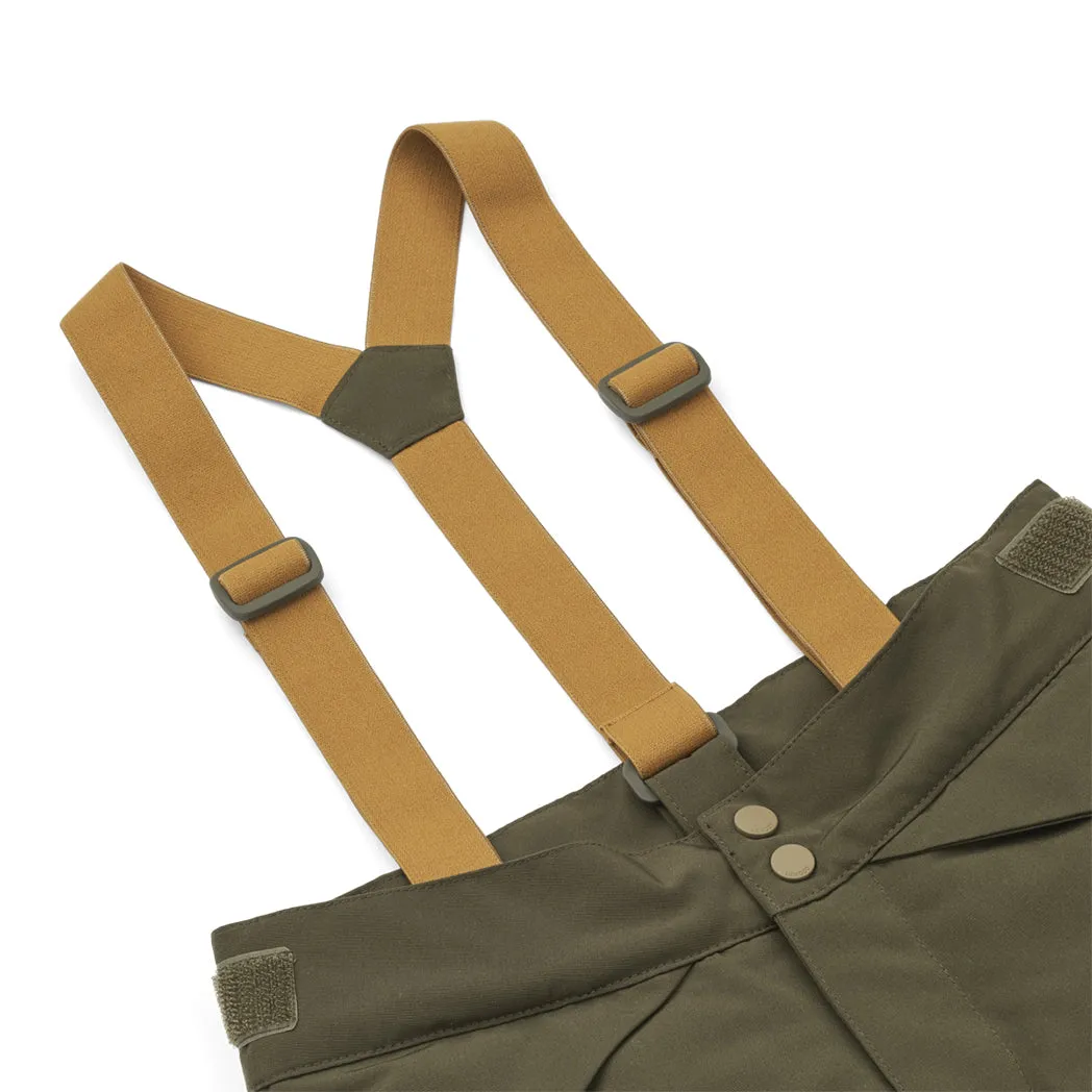 Snow Pants Fenja Army brown / Golden caramel