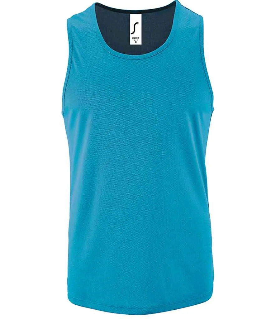 SOL'S Sporty Performance Tank Top | Aqua